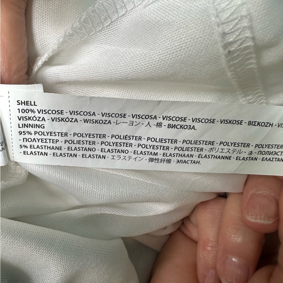 SMASH! BOHO WHITE & BLACK  LONG SLEEVES DRESS - S - Picture 5 of 11